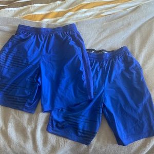 Under Armour yves Klein blue workout shorts